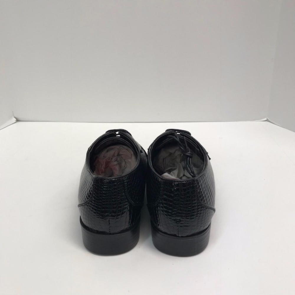 Bolano Men's Black Dress Shoes Oxfords Bike Track Size 9.5 - Picture 4 of 5
