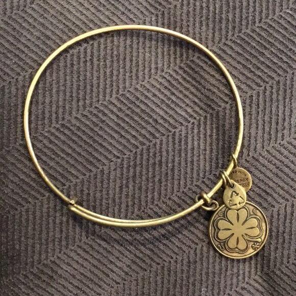 Alex and Ani Jewelry - Alex and Ani 4 leaf clover bangle