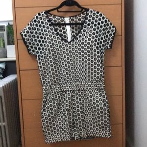 NWT J crew short sleeved romper/shorts jumpsuit