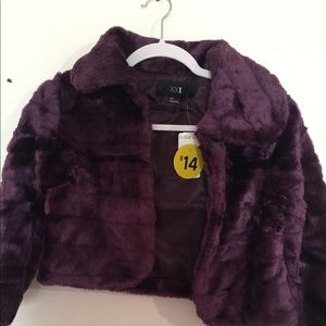 Faux Fur Cropped Jacket