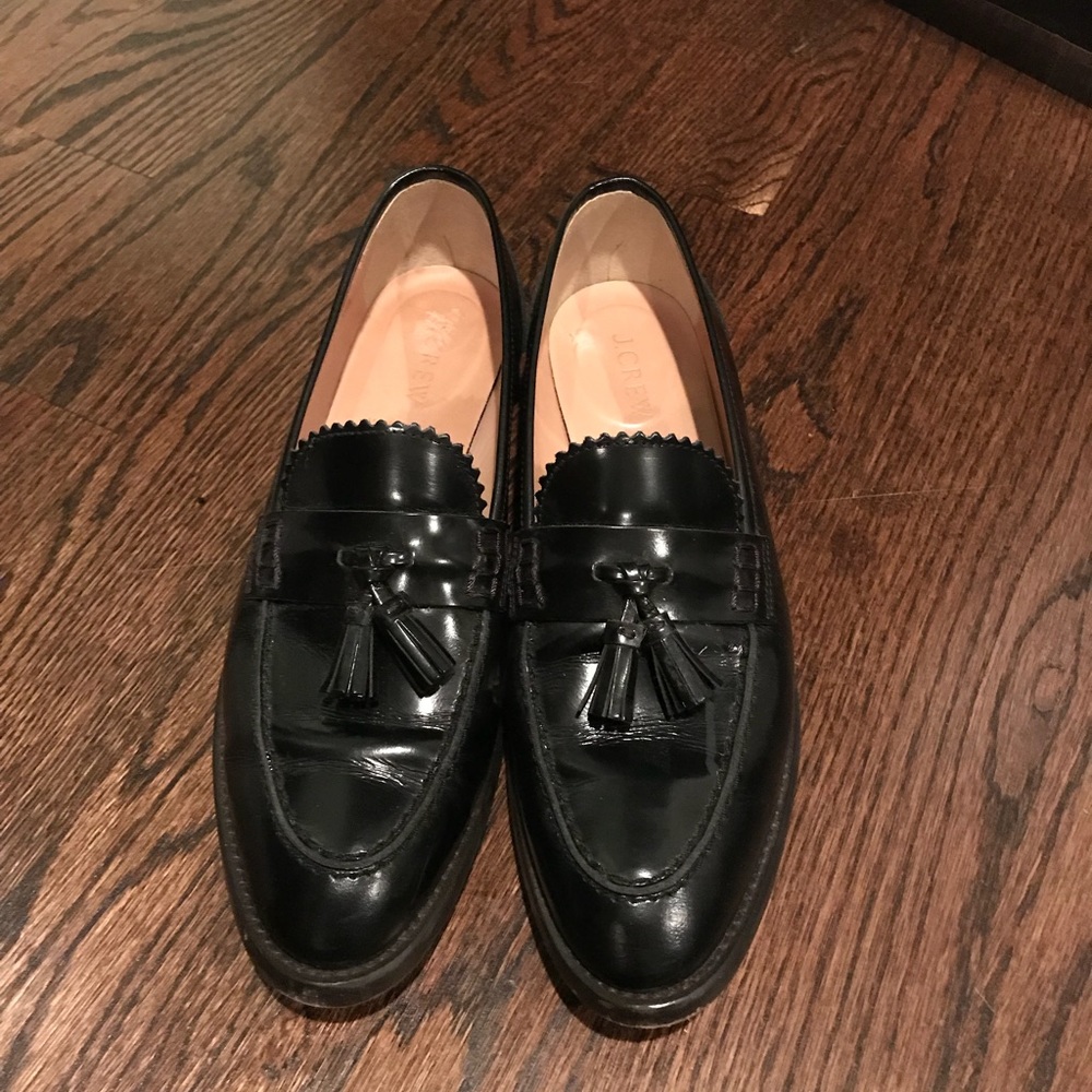 J. Crew Biella leather tassel loafers - Picture 1 of 8