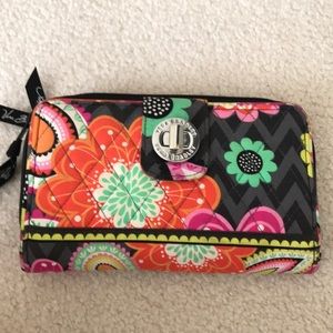 Vera Bradley turn lock wallet