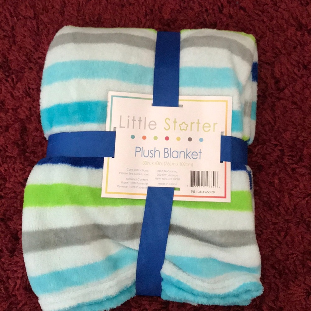 Brand new plush baby blanket
