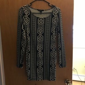 Bodycon Patterned Dress