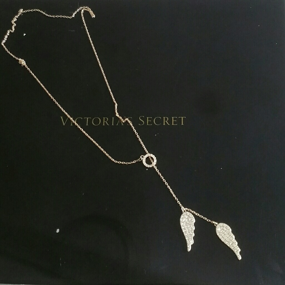 Price Drop!!Victoria's Secret Angels gold necklace
