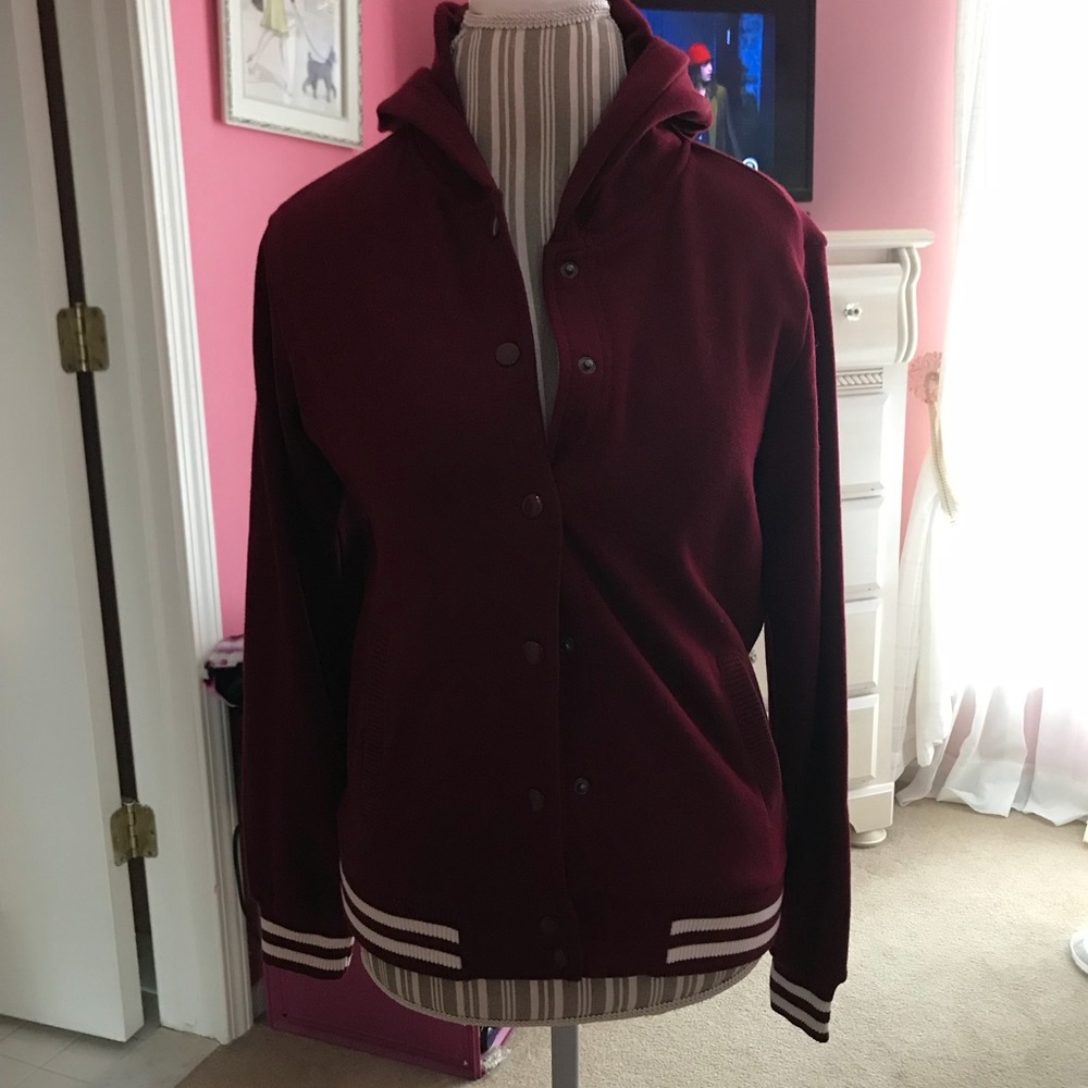 Red Forever 21 jacket.