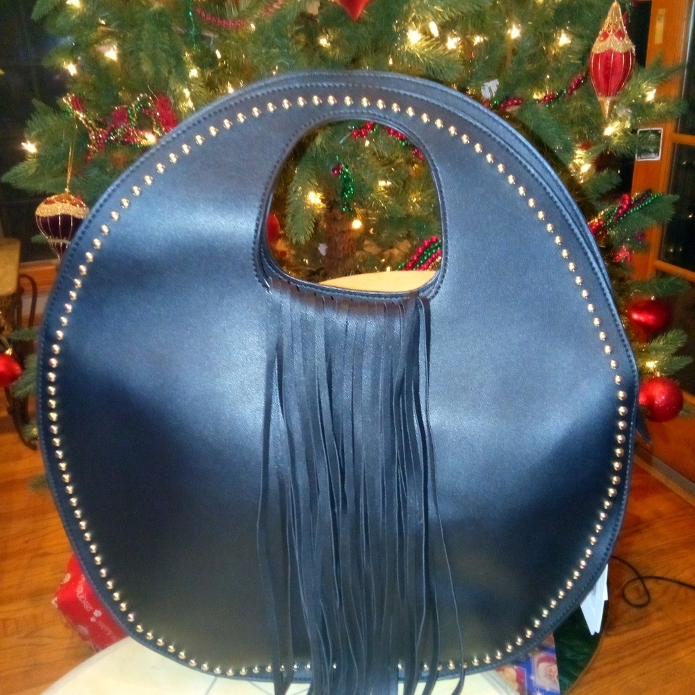 Black Purse with Shingles