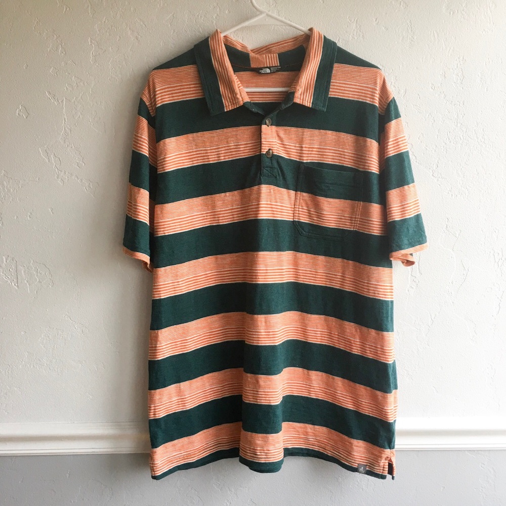 North Face Stripe Polo
