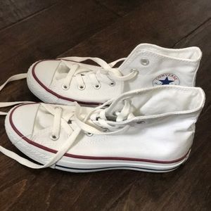 White High-Top Converse