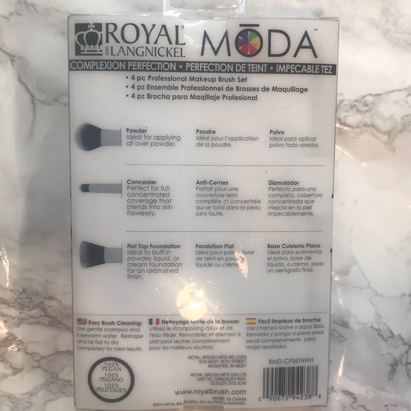 Moda complexion perfection 4pc brush set - Picture 2 of 2