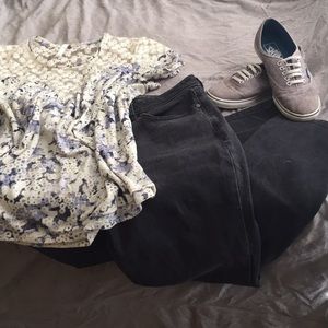 Lauren Conrad I️ Black I️ High Rise Skinny I️ 12