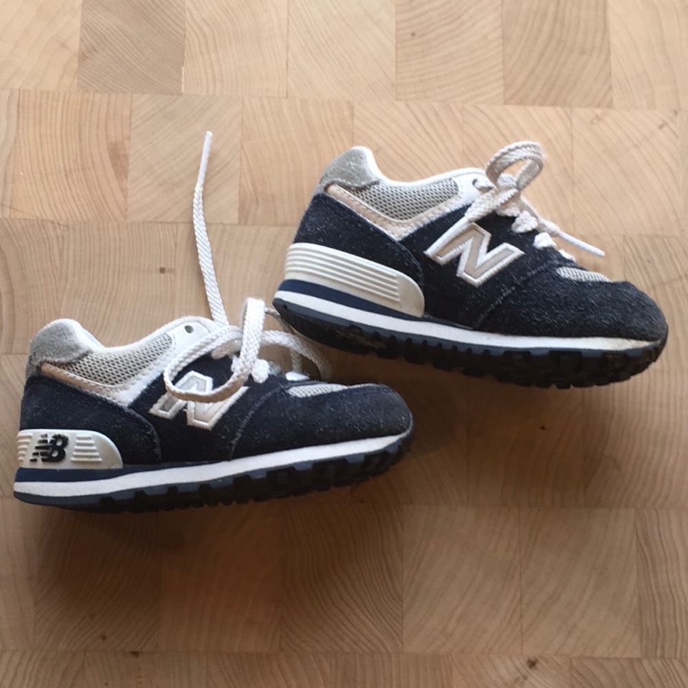Toddler size 5 New Balance sneakers. Navy
