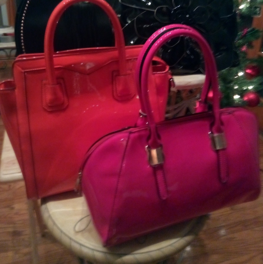 SOLD..Pink Panther Hot Pink Handbag