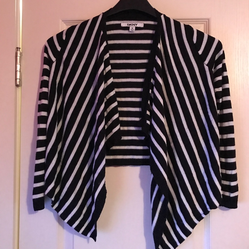 Striped black and white Cardigan