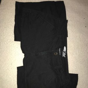 Black Straight Cut Pants