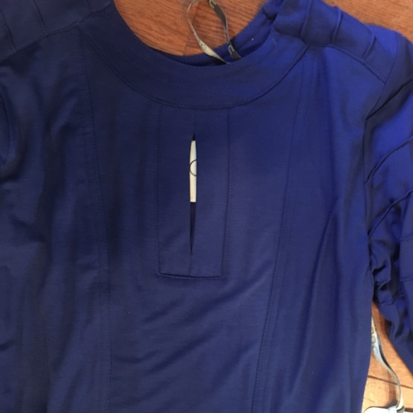 NWT deep blue fitted dress - Picture 4 of 6