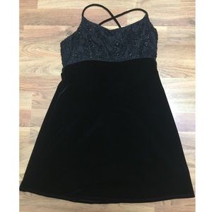 Vintage BCBG Velvet Mini Dress