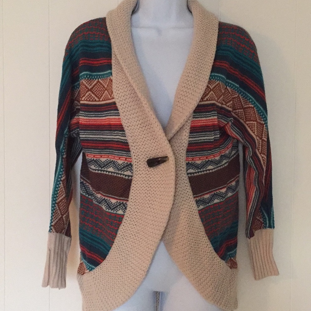 Sold- front closure sweater