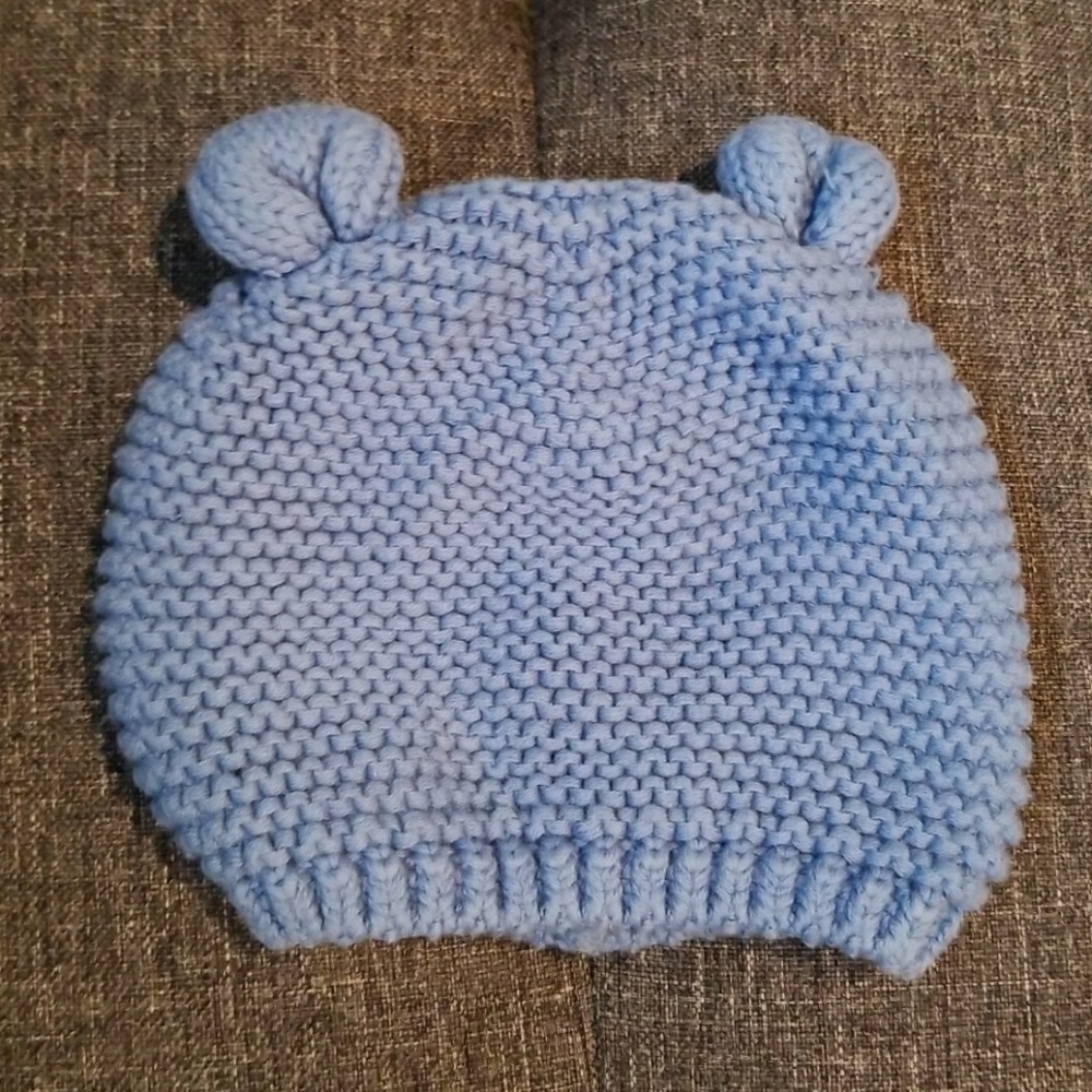 Blue gap infant winter hat - 0-3 months
