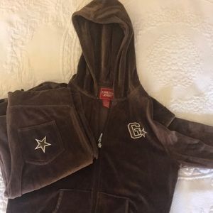 Guess Velour Track Suit