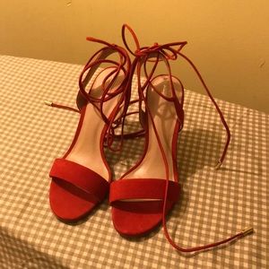 Red Sandal Heels