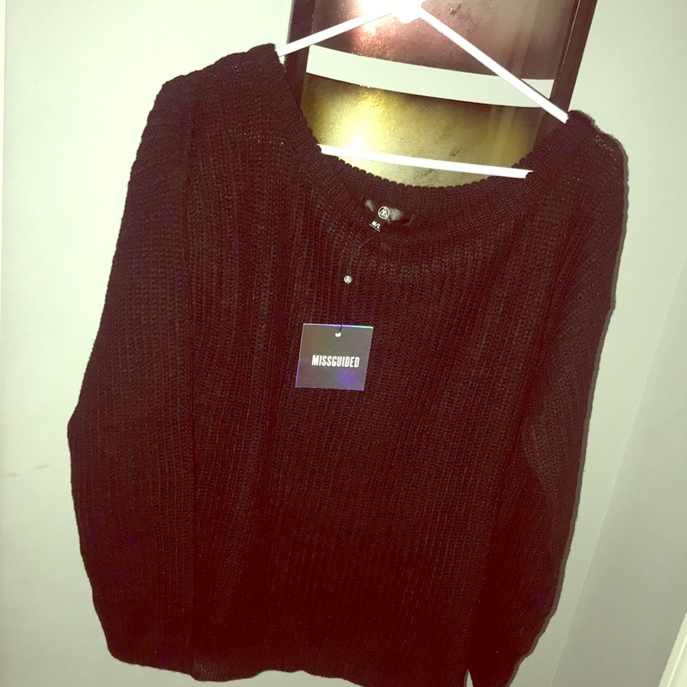 🖤 Missguided off the shoulder sweater 🖤