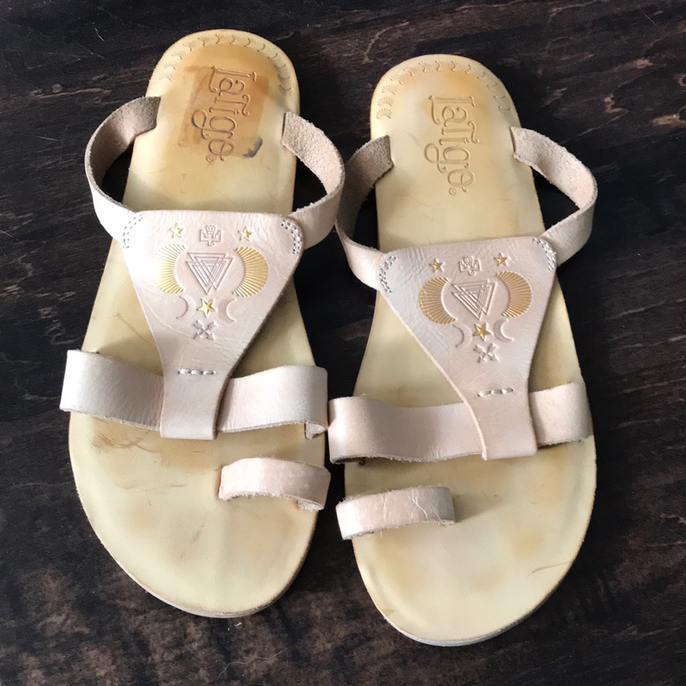 Leather sandal
