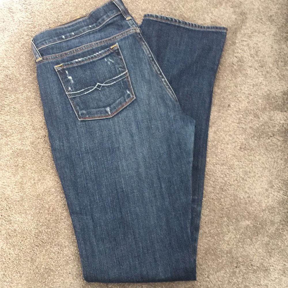 Straight leg jeans