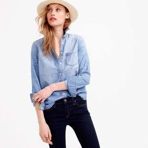 J. Crew Always Chambray shirt