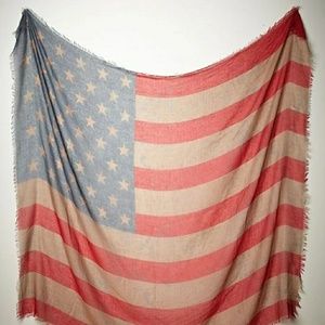Free people flag scarf