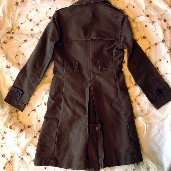 ❤️The Gap Dark Brown Trench Coat ❤️ - Picture 2 of 3