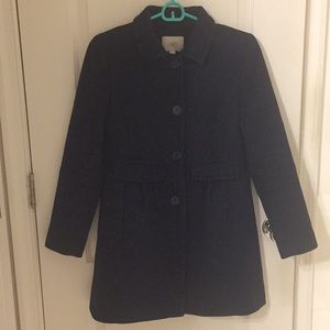 Ann Taylor LOFT Navy Coat XSP
