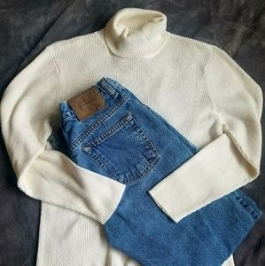 Liz Claiborne Ribbed Turtleneck