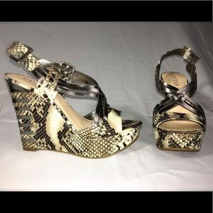 Guess Rattle Snake wedge heel