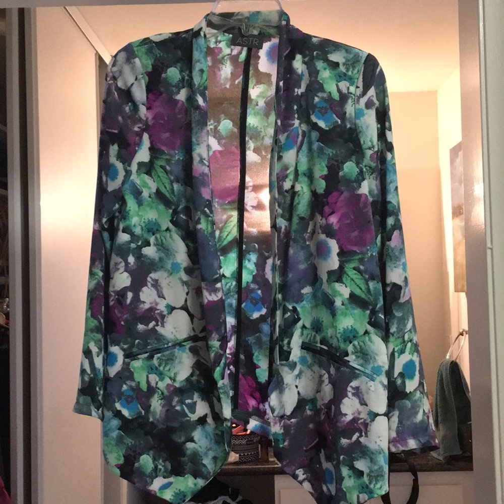 Floral blazer