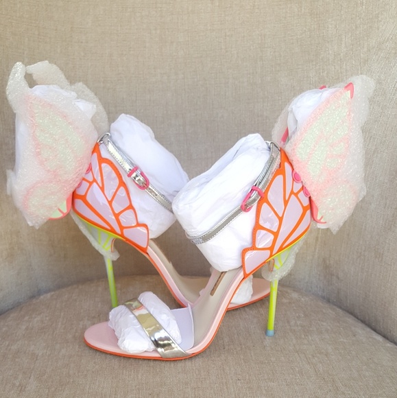 NIB Sophia Webster Spearmint Orchid Chiara Pumps - Picture 4 of 6