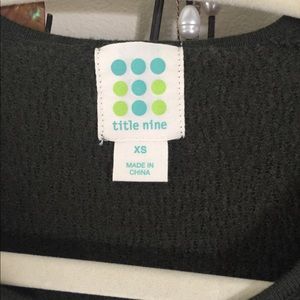 NWT: Title Nine knit dress XS