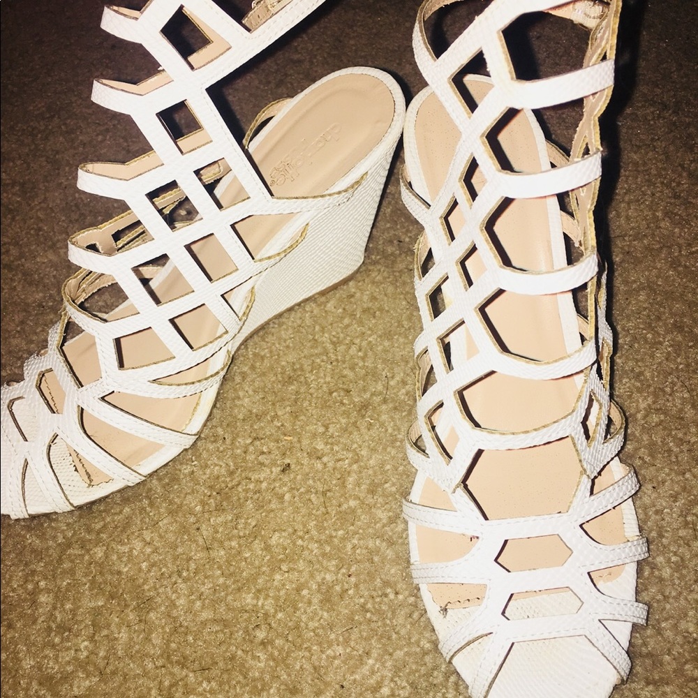 Charlotte Russe cutout wedges