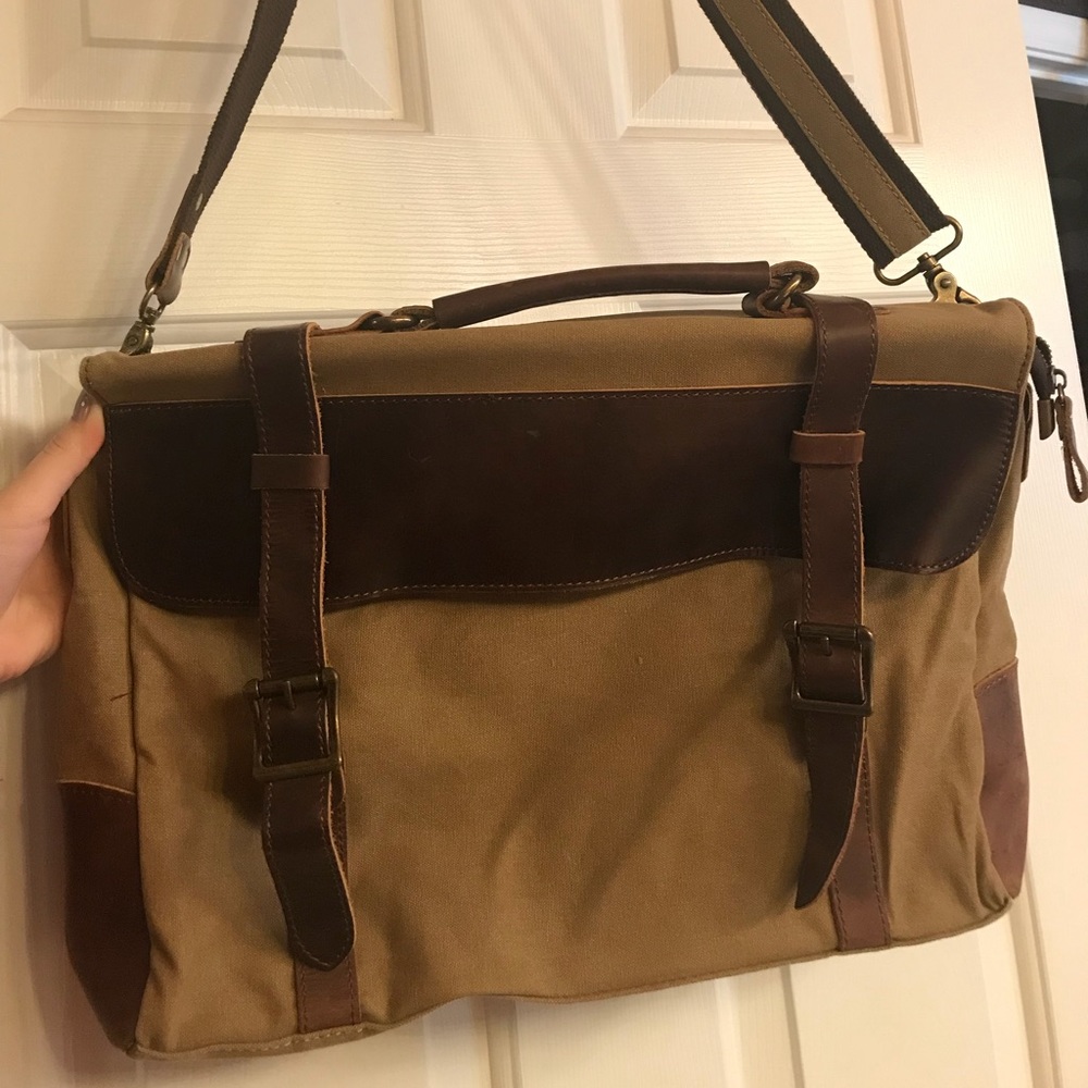 Genuine Leather Messenger Bag