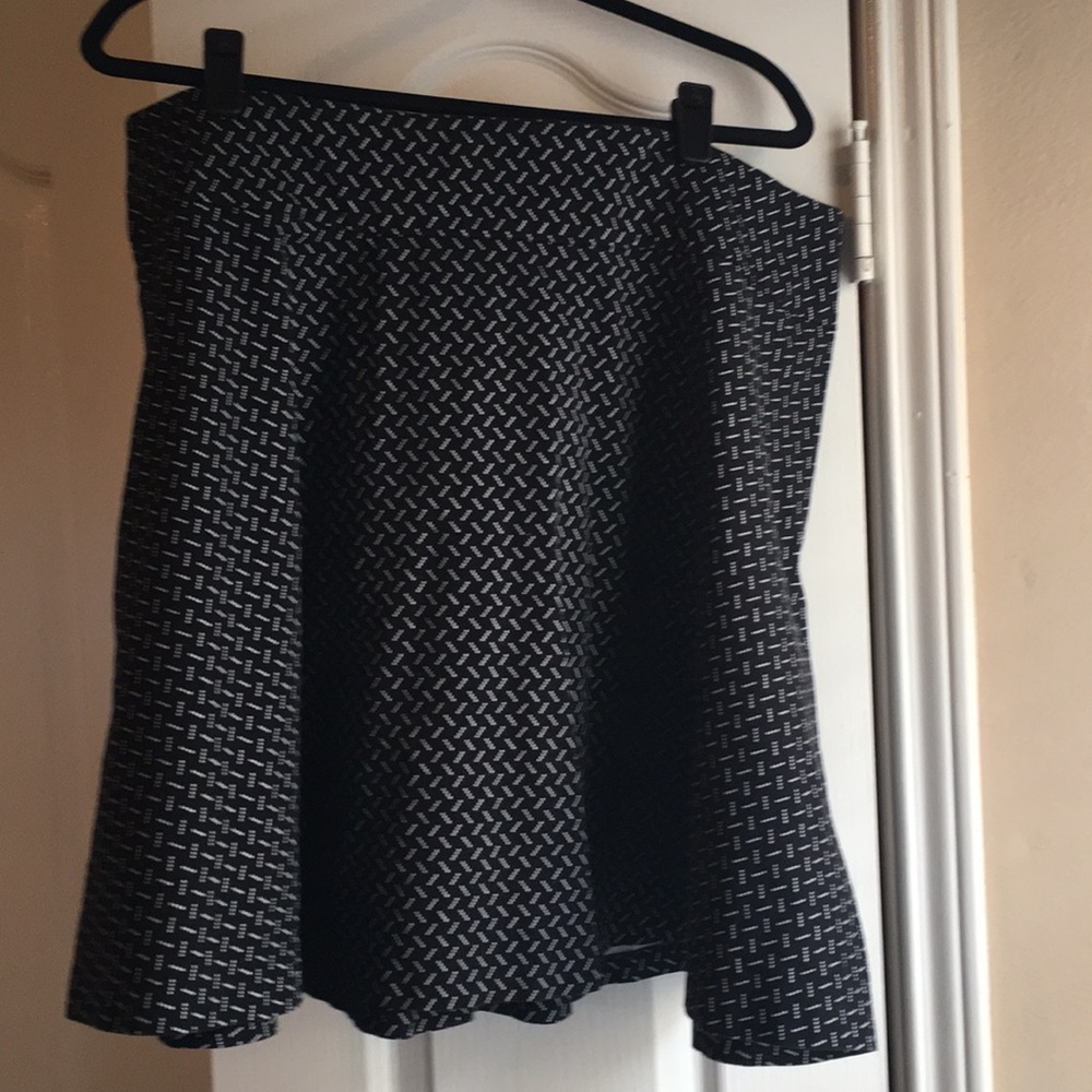 Black and white skirt