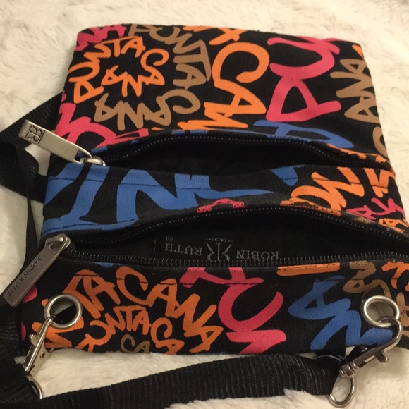 RR Robin Ruth multi color "Punta Cana" crossbody - Picture 5 of 5