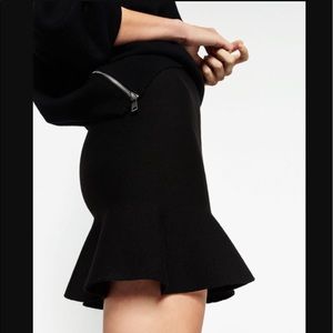 Zara Black Skirt Size small