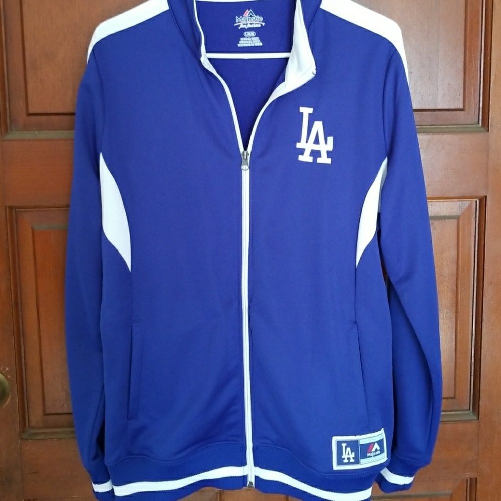 Women's Los Angeles Dodgers Majestic Track Jacket