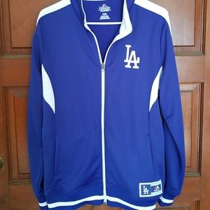 Women's Los Angeles Dodgers Majestic Track Jacket