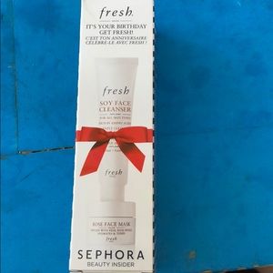 Sephora rose cask mask and soy face cleanse. NWT
