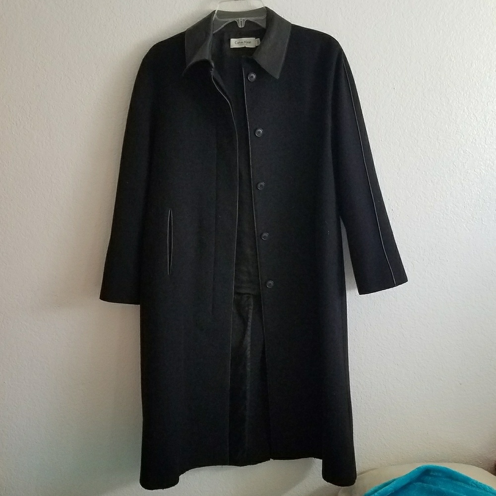 Calvin Klein wool cashmere coat