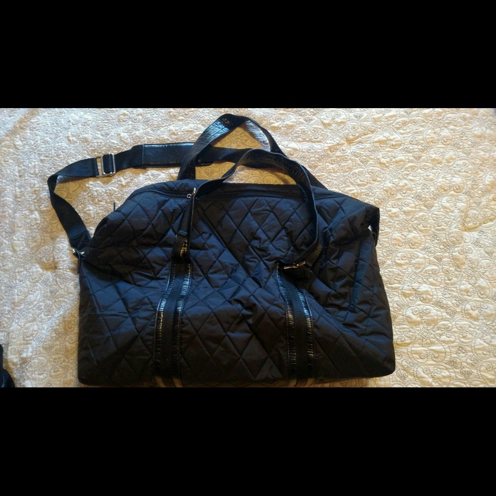 Ruffled Mini-Duffle Bag
