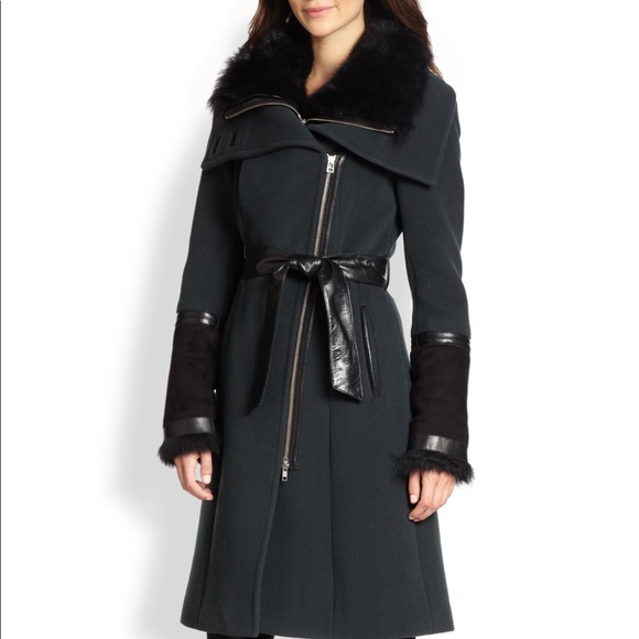 mackage shearling coat