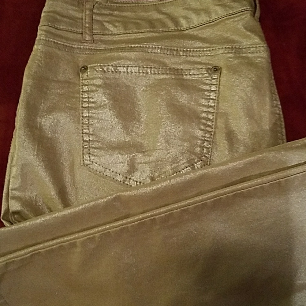 Maurice gold/silver lightweight pants