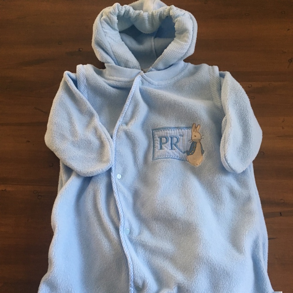 BeatrixPotter Fleece Bunting size 0-6 Months